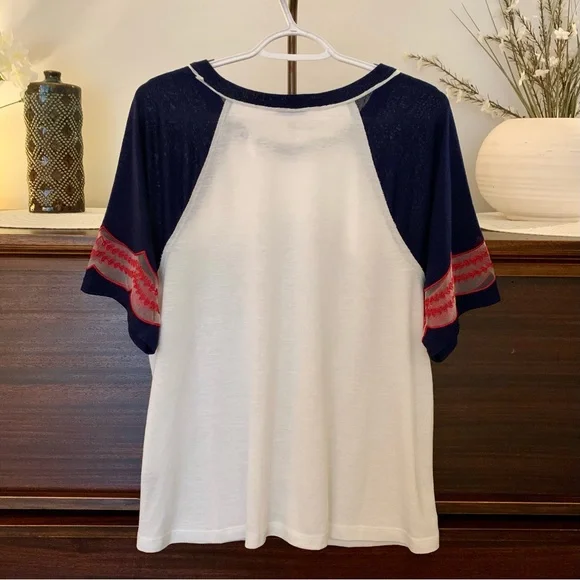 Torrid Embroidered Raglan T-Shirt, Size 2 - Picture 4 of 9